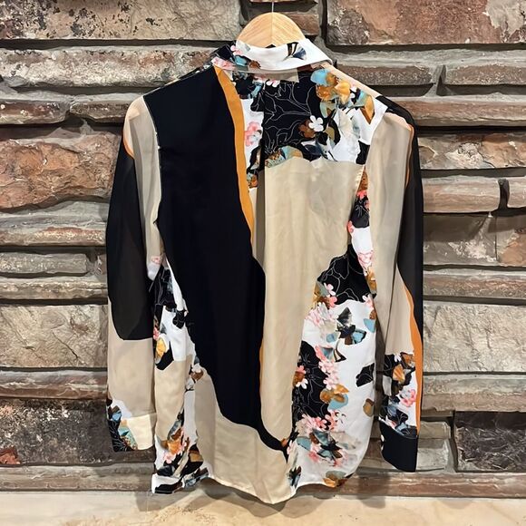 3.1 Phillip Lim for Target Floral Lightweight Button Down Shirt - Picture 7 of 9